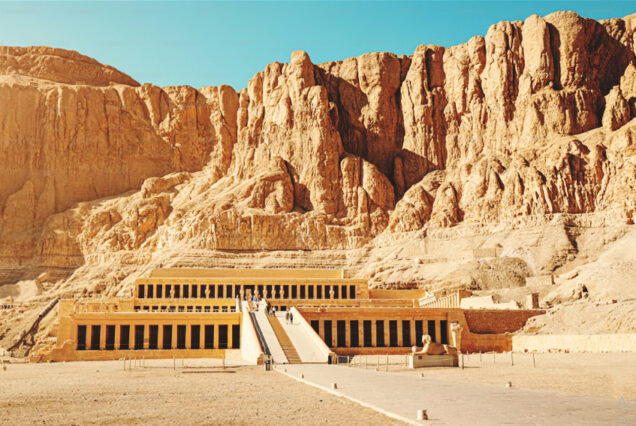 A full-day adventure in the temples of Luxor in the West Bank, while enjoying a Felucca on the Nile River at sunset.